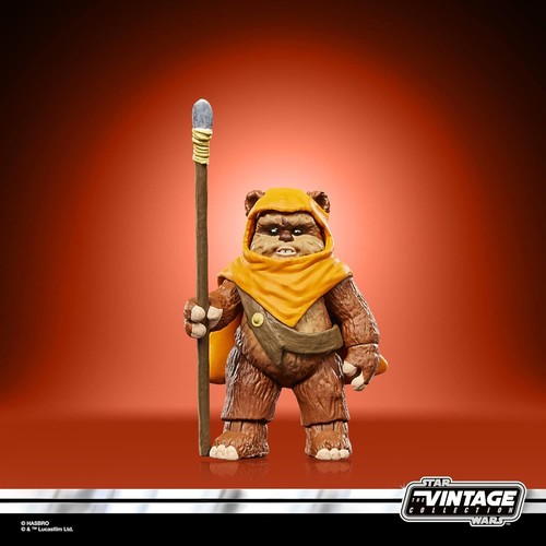 Star Wars F6988 The Vintage Collection Ewoks Wicket W. Warrick & Kneesaa, 9,5 cm - Imagen 6 de 11