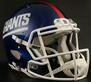 New York Giants Color Rush Nfl Riddell Speed Full Size Replica Football Helmet Ebay
