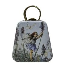 Miniature Metal Tin Flower Fairies Purse Lavender CMB Cicely Mary Barker 2010
