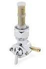 HIGH FLOW 90 DEG CHROME GAS PETCOCK PARTS FOR HARLEY GAS TANKS REPL OE 62163-75