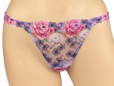 VICTORIA'S SECRET DREAM ANGELS FLORAL EMBROIDERED THONG PANTY XS S M L XL NWT