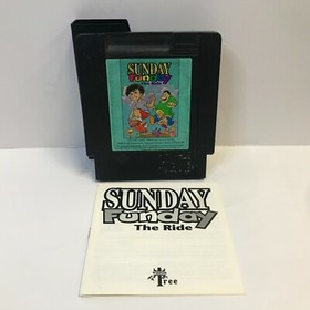 Sunday Funday The Ride - NES w/ box & manual RARE (RK)