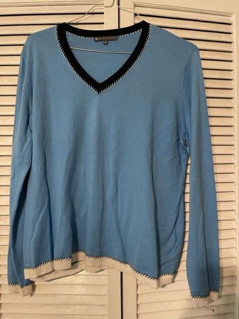 NWOT Elliott Lauren Sweater Cotton Cashmere Blend Decorative