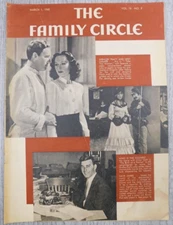 The Family Circle March 1 1940 Vol 16 No 9 Spencer Tracy Hedy Lamarr  Magazine