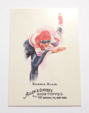 2008 Topps Allen & Ginter's World's Champions Speedskater Bonnie Blair Card  #84