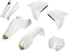 Cycra White Plastic Kit Powerflow For KTM 125-450 SX SXF 08-10