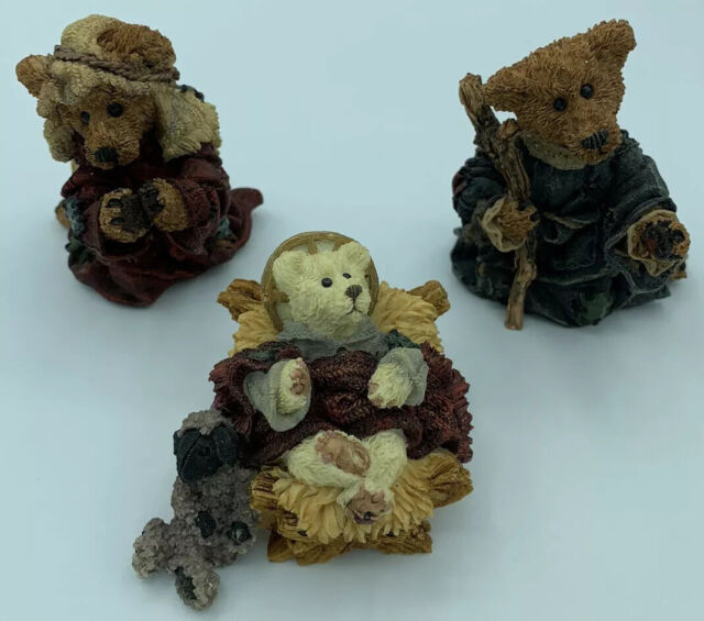 Boyds Bears 3pc Lot Nativity Series Joseph Mary Baby Christmas | eBay