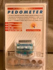 SPORTLINE 348 DISTANCE NITE LIGHT PEDOMETER W...
