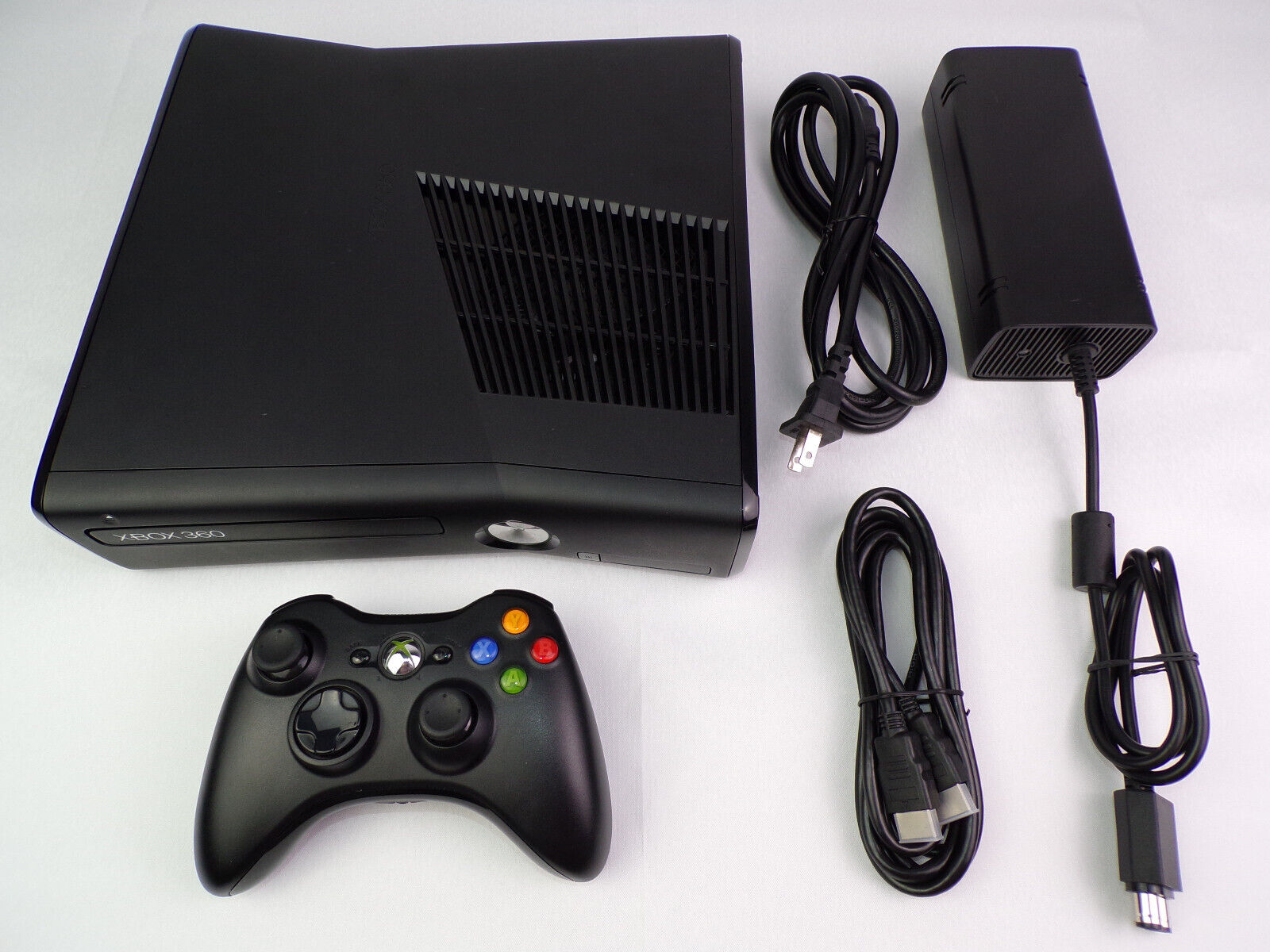 Console Xbox 360 Slim 250GB Black Piano - Microsoft - MeuGameUsado