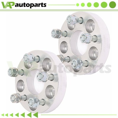 2Pc 1'' Wheel Spacers 5x100 For 1998-2018 Subaru Forester 2000-13 Outback 12x1.25