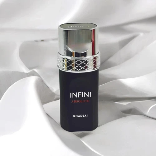 Khadlaj Infini Absolute Eau de Parfum Spray for Unisex, 3.4 Ounce