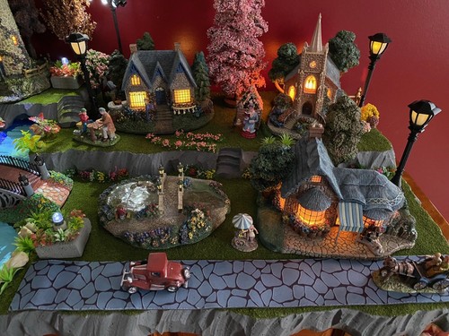 halloween, Summer, Easter village display platform For Lemax Spooky Town Dept56 - Picture 16 of 22