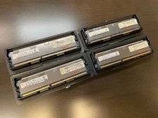 Lot of 4 Hynix 4GB 2Rx4 PC3-10600R-9-10-E1 HMT151R7TFR4C-H9 Server Memory