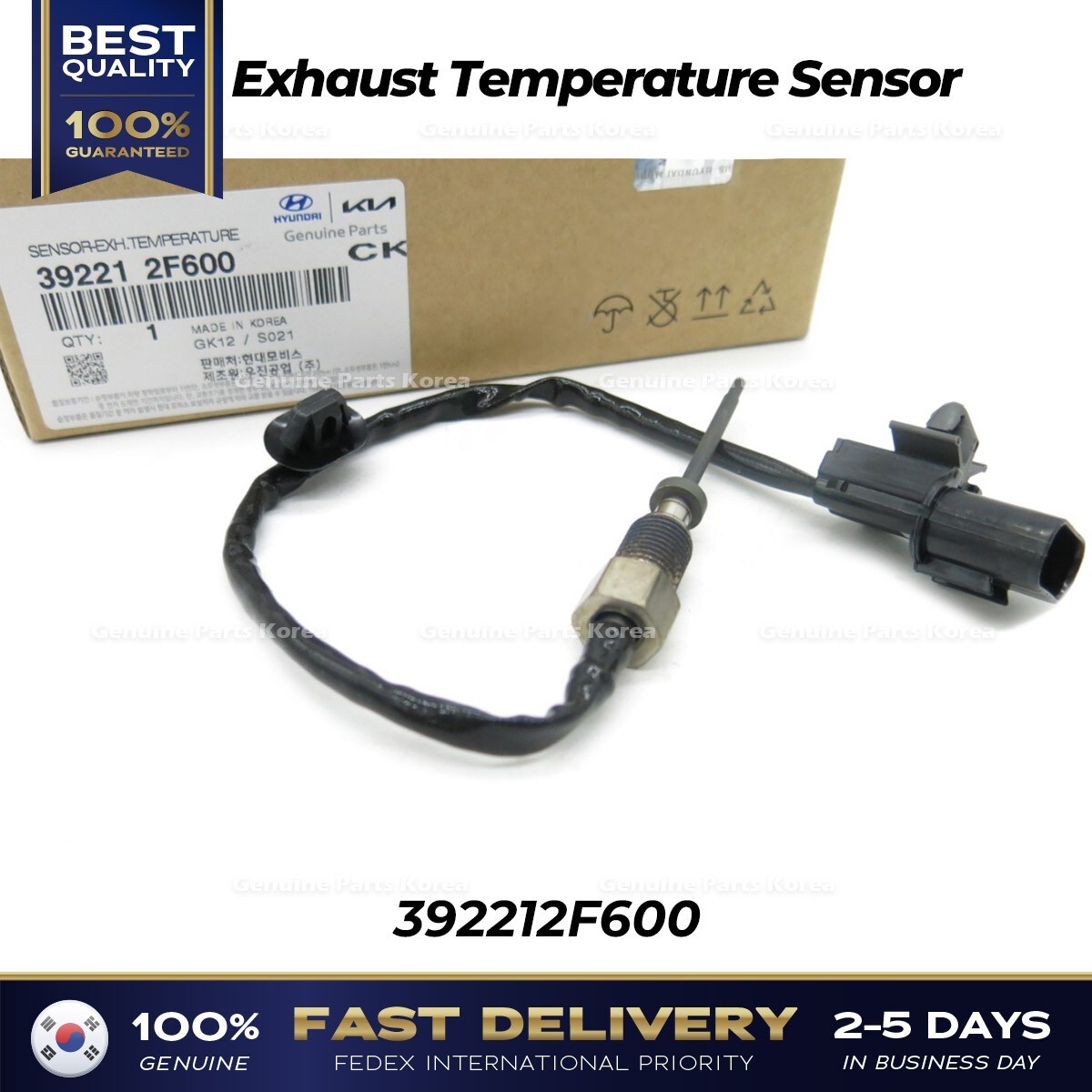 Exhaust Temperature Sensor 392212F600 for Hyundai Santa Fe