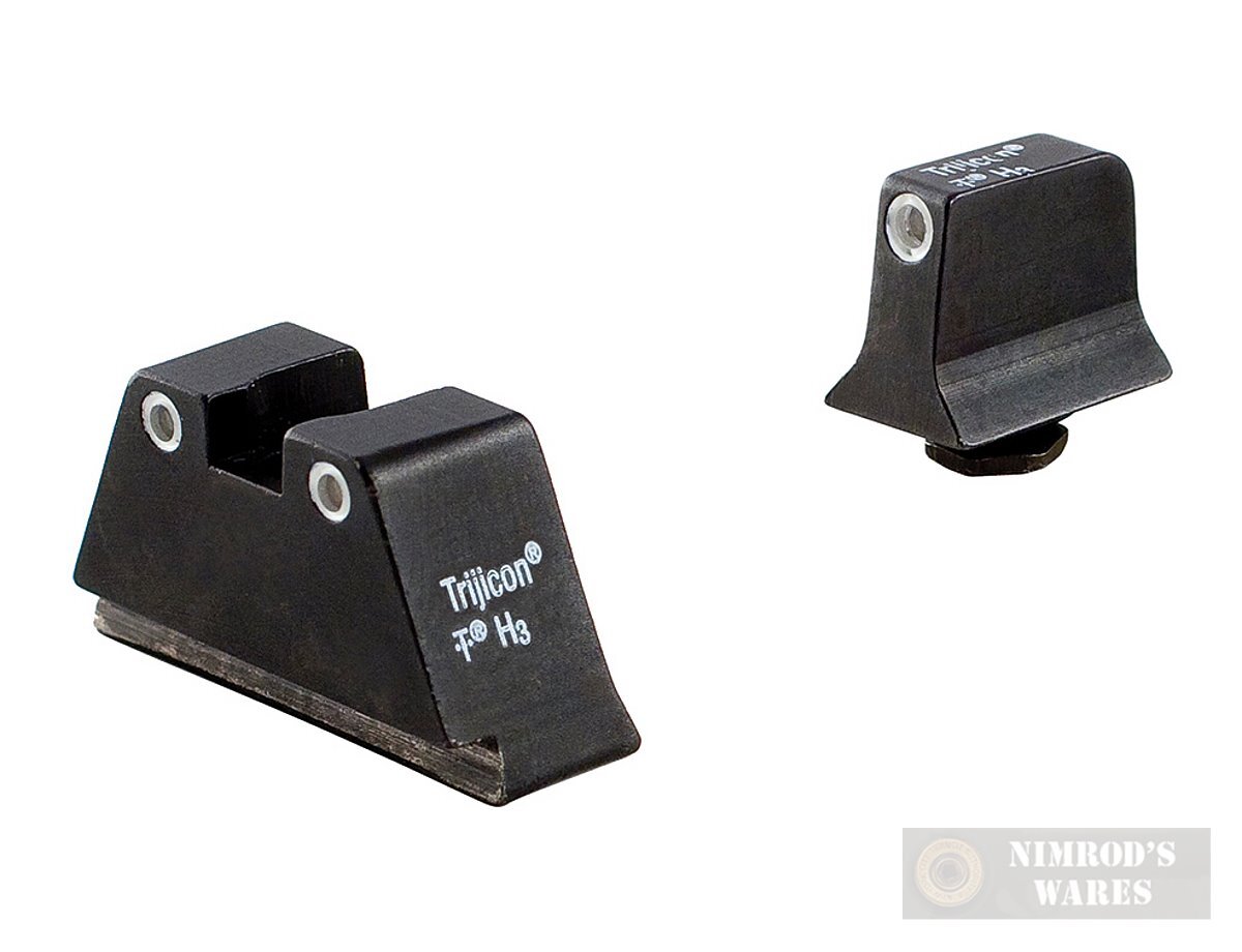 Trijicon GL201-C-600649 Black Glock Suppressor Night Sight Pistol