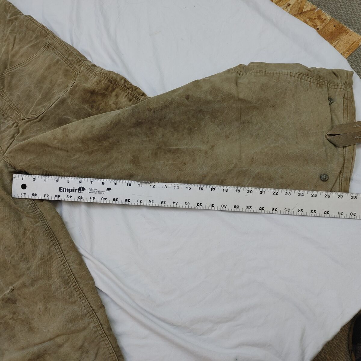 WW2 USN N1 Deck Trousers Wool Lined Bib Overalls US Navy WW2 USN N1 Deck Trousers Wool Lined Bib Overalls US Navy