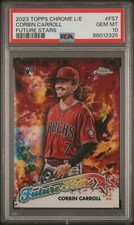 PSA 10 Corbin Carroll RC #FS7 2023 Topps Chrome Logofractor Future 88012325
