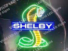 Shelby Cobra Sports Car Garage 24x24 Vivid Led Neon Sign Light With Dimmer Shelby Cobra Sports Car Garage 24x24 Vivid Led Neon Sign Light With Dimmer