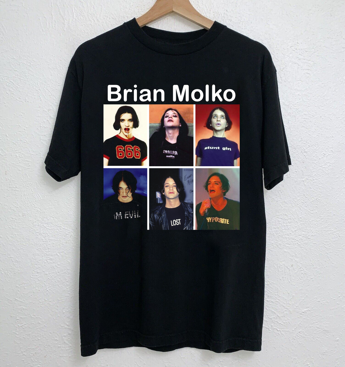 Placebo Band Brian Molko Short Sleeve Black All Size Unisex Shirt AL71