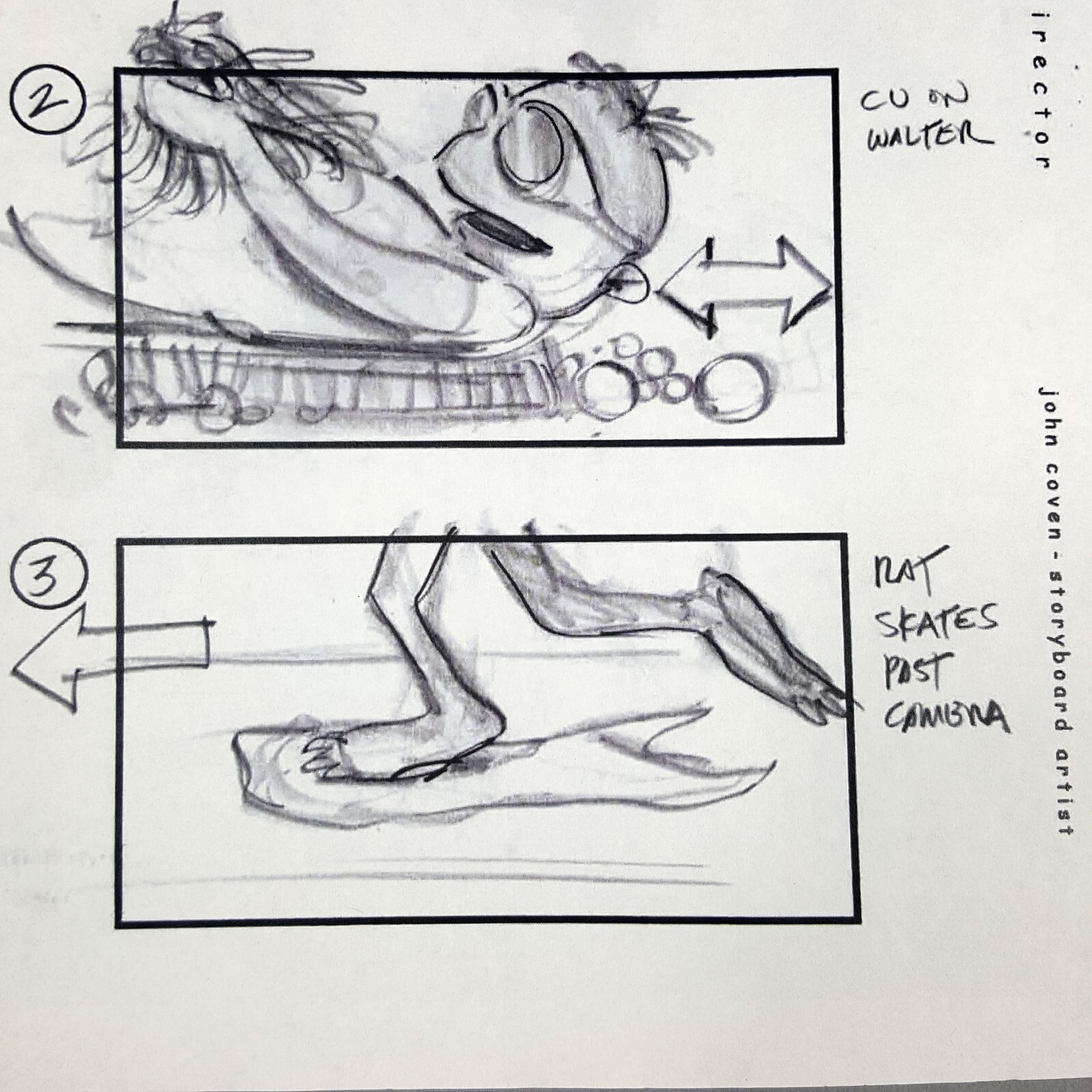 Image 8 of The Muppets (2011) - Production Used Storyboard, Muppets Cleaning Monatge, Rats!