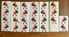 VINTAGE MRS GROSSMAN'S STICKERS Holidays Christmas Santa Claus Toys 6 Sheets =25