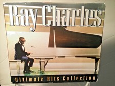Ray Charles Ultimate Hits Collection 2 CD Rhino 1990 Piano Music W/ big Booklet 