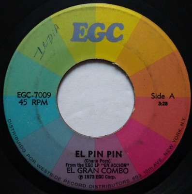 EL GRAN COMBO 45 El Pin Pin/Dama, Dama EGC world/salsa VG+ gl363
