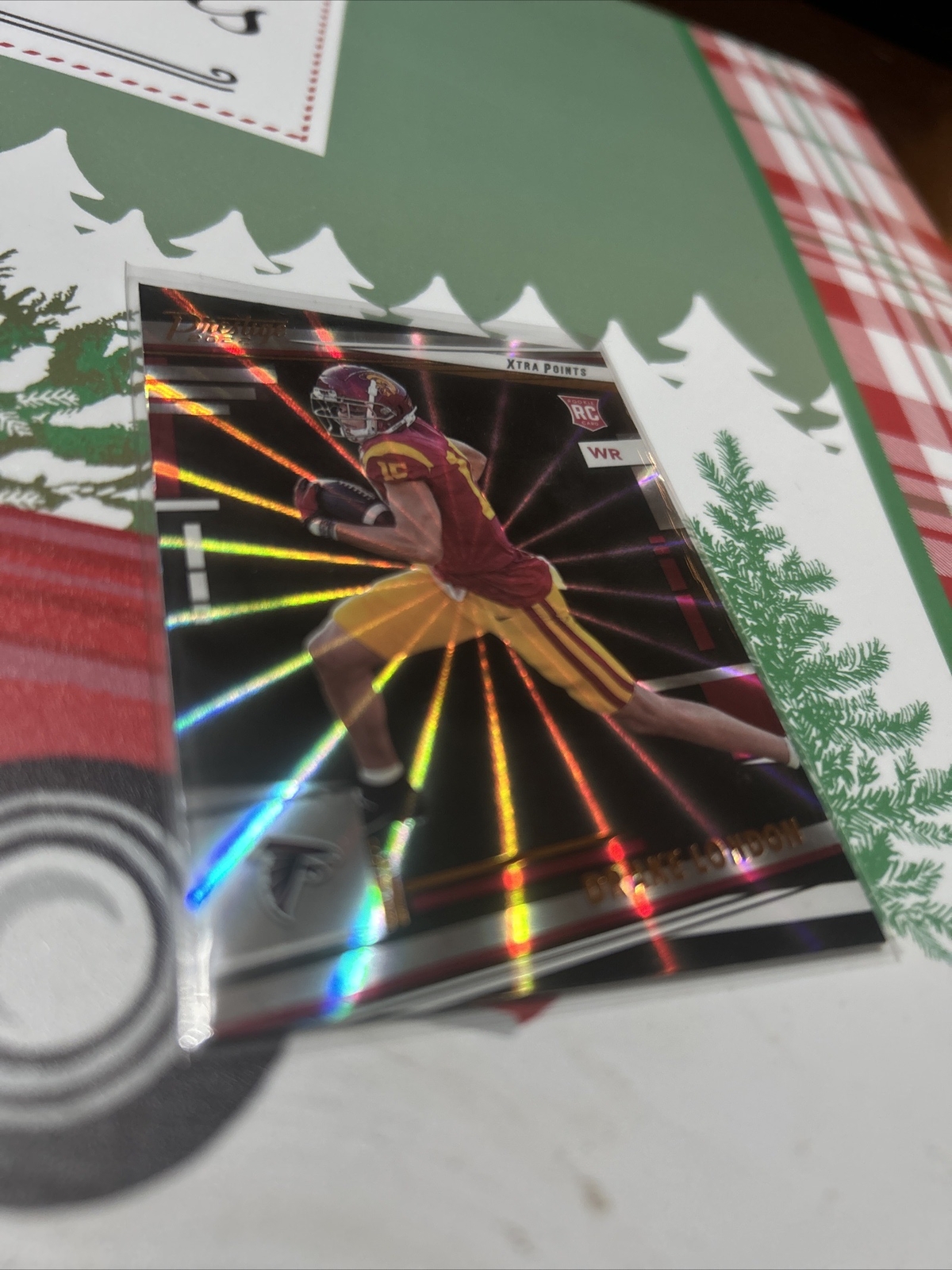 2022 Panini Prestige - Rookies Xtra Points Sunburst #309 Drake London (RC)