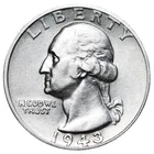 1943-S Washington Quarter Better Grade Complete Your Album! SILVER!