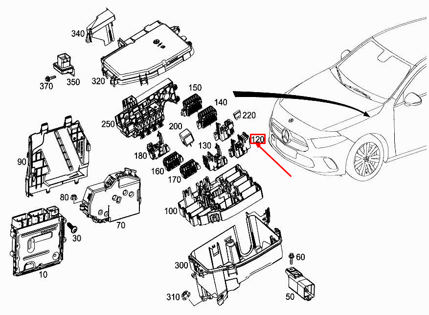 MERCEDES-BENZ A W177 Relaiseinheit A1779060002