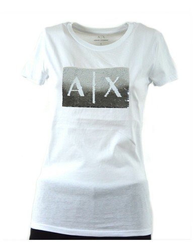 T-Shirt AX Armani Exchange bianca da donna 8NYT86Y8C7Z | Sir126Roma
