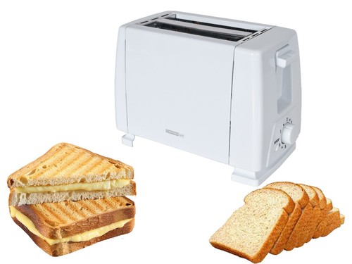 Toast Toaster Toasterplatte Toaster Brot mit automatischem Auswurf Toast - Bild 1 von 6