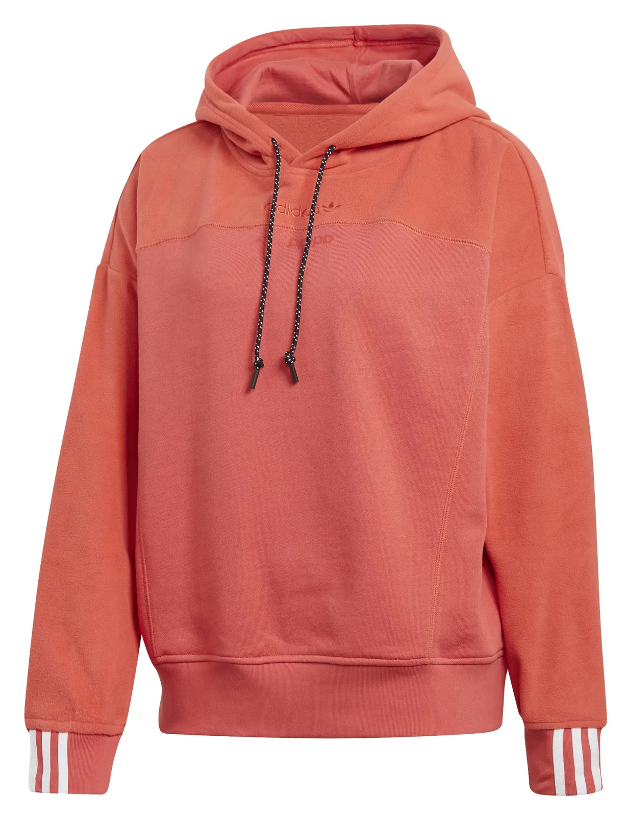 Женский пуловер Adidas R.Y.V. с капюшоном, светло-красный