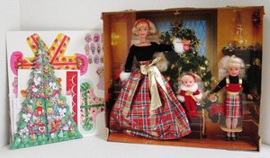 barbie holiday sisters gift set