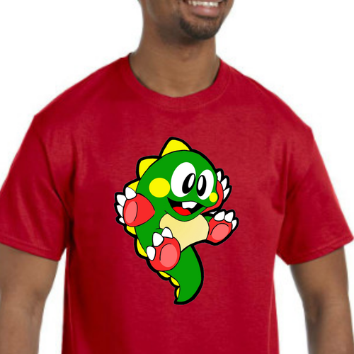 Bubble Bobble T-Shirt NEW *Pick your color & size* retro video game - Picture 3 of 10