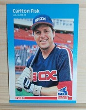 1987 Fleer - Carlton Fisk #496 Glossy, FLAWLESS!