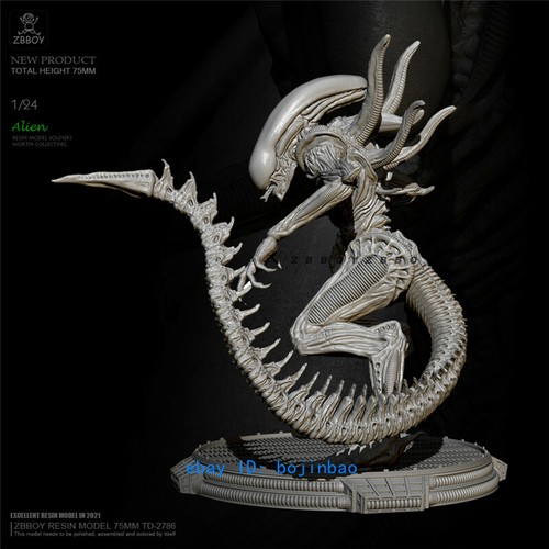 1/24 Scale 75mm Alien Warrior Resin Model Kits Unpainted Unassembled NEW - Picture 3 of 4
