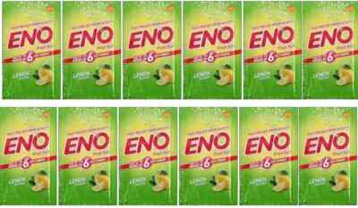 ENO Lemon Multipack Digestive Fruit Salt ( 5g x 12 Sachets ) reduce acidity 2025