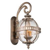 Wandleuchte AußEnlampe Laterne Bronze HaustüRlampe Gartenlampe 2 Flammig Messing