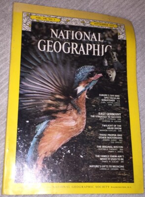 National Geographic September 1974 Vol 146, No. 3 Kingfisher,East Germany,Boston
