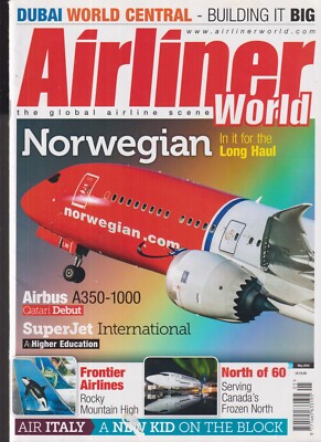 AIRLINER WORLD 05 2018 FRONTIER AIRLINES / CANADIAN NORTH / NORWEGIAN