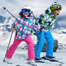 -30 Winter Ski Jacket Boy Girl Skiing Snowsuit Waterproof Outdoor Sports Jacket