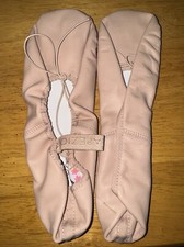 C2 New - Capezio Daisy Leather Ballet Shoes Size 10 Wide 205C C2 65