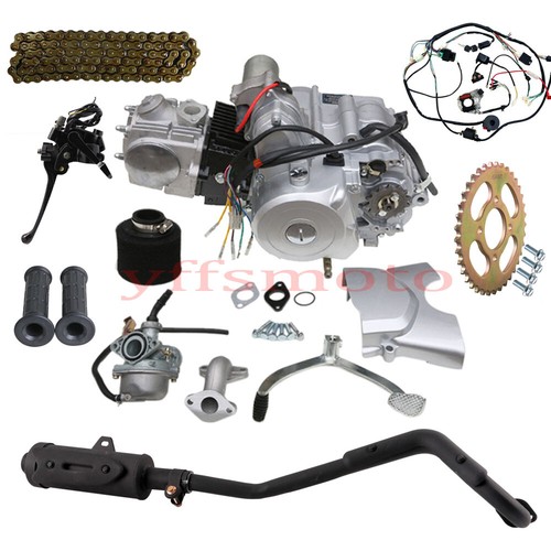 125cc Racing Semi Auto Engine Motor Kits 3+1 Reverse for Coolster ATV Golf 70 90 - Picture 23 of 54