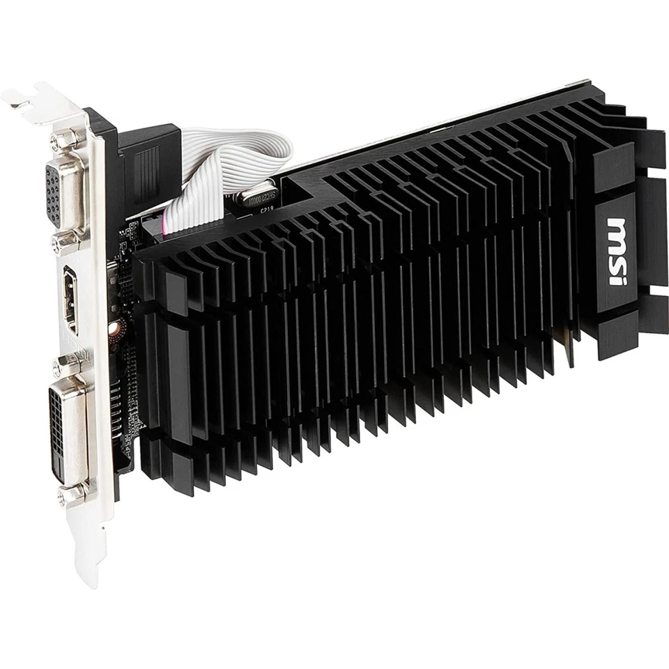 MSI NVIDIA GeForce GT 730 2GB HDMI/Dual-Link DVI-D Low Profile Graphics Card - Image 4 of 4