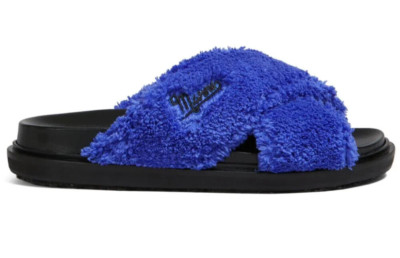 marimariページ Marni Z3260 Men's Blue/Black Fussbett Terry Straps Slide
