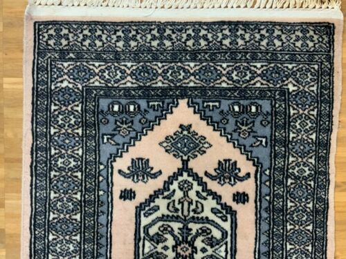 ORIENTTEPPICH PAKISTAN HANDGEKNÜPFT TEPPICH AUS WOLLE BRÜCKE 100x63cm - Bild 4 von 8