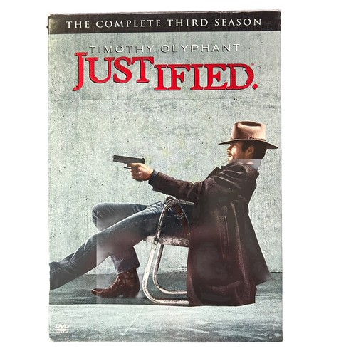 Justified: The Complete Third / 3rd Season (DVD 3-Disc Set) Very