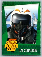 UN Squadron Nintendo Super Power Club Magazine Card #16 Perforated