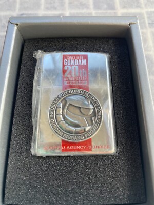 Zippo Gundam 20Th Anniversary Oil Lighter MS06F ZAKU 1998 Limited